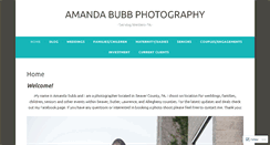 Desktop Screenshot of amandabubbphotography.com